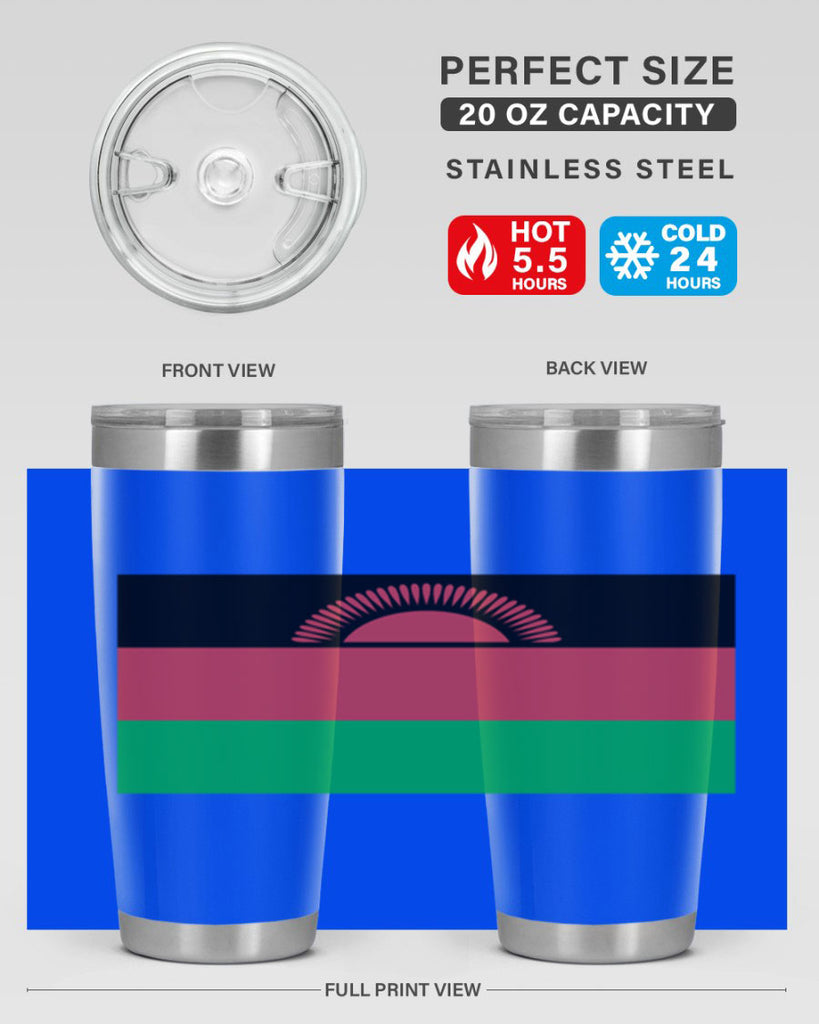 Malawi 95#- world flags- Tumbler