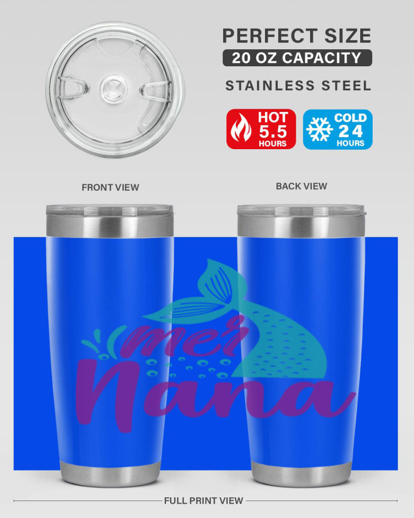 Mer Nana 343#- mermaid- Tumbler