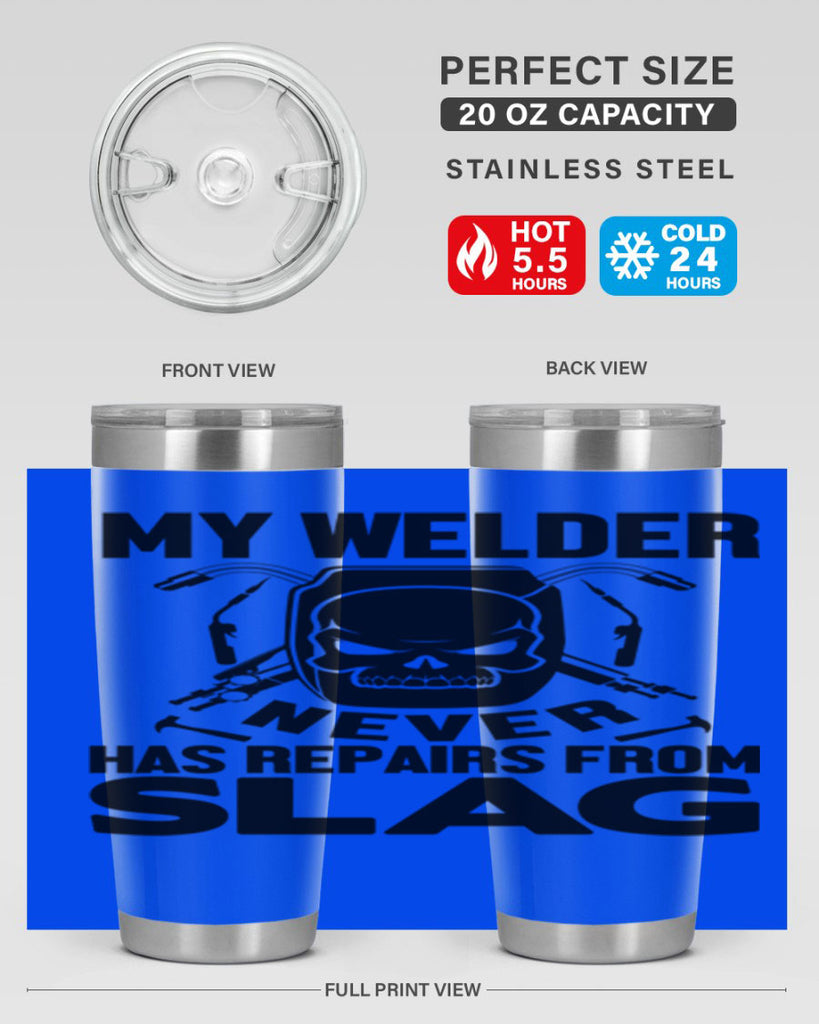 My welder never Style 7#- welder- tumbler