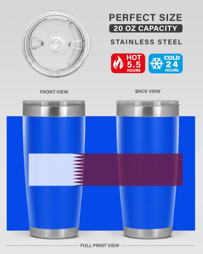Qatar 56#- world flags- Tumbler