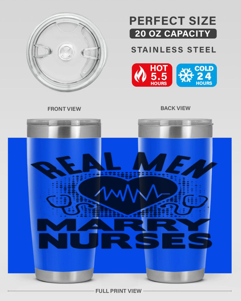 Real men Style 253#- nurse- tumbler