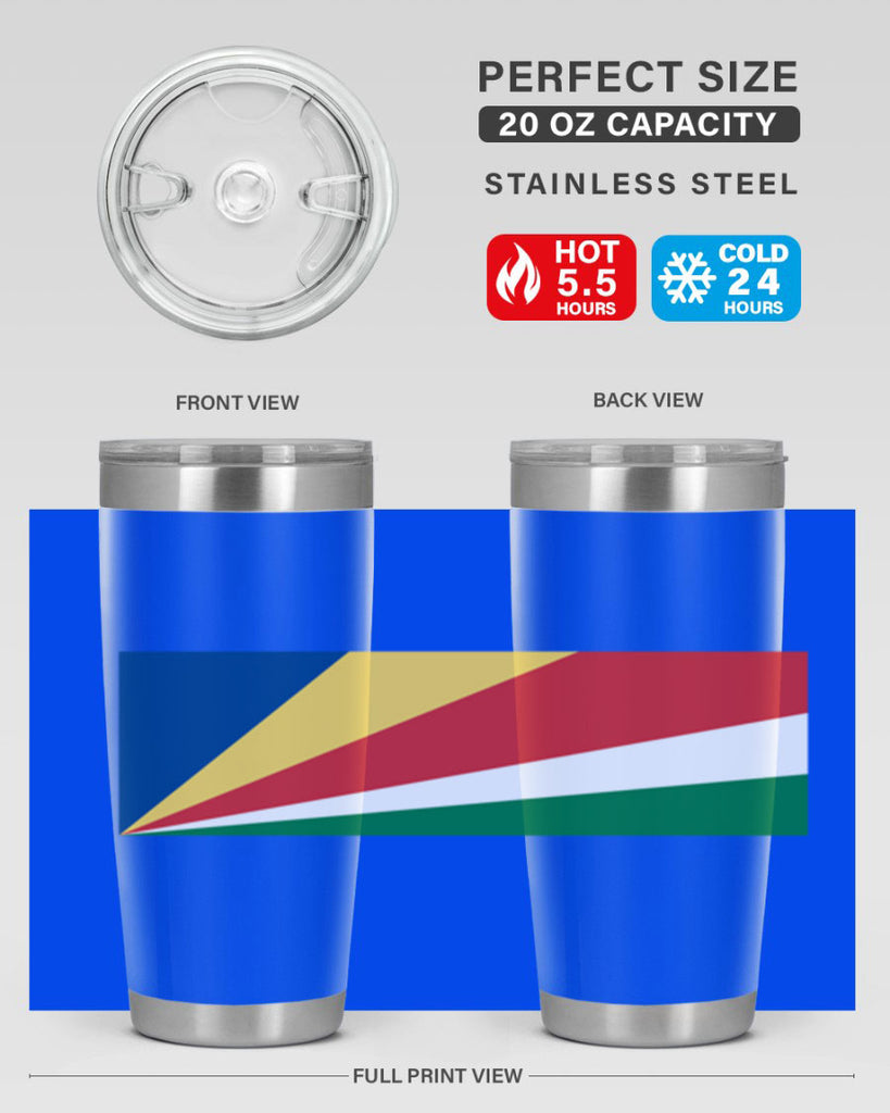 Seychelles 43#- world flags- Tumbler