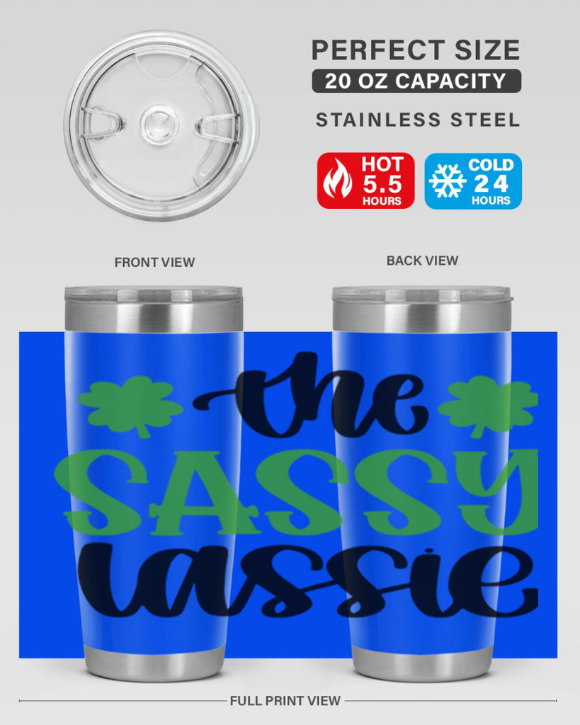 The Sassy Iassie Style 26#- St Patricks Day- Tumbler