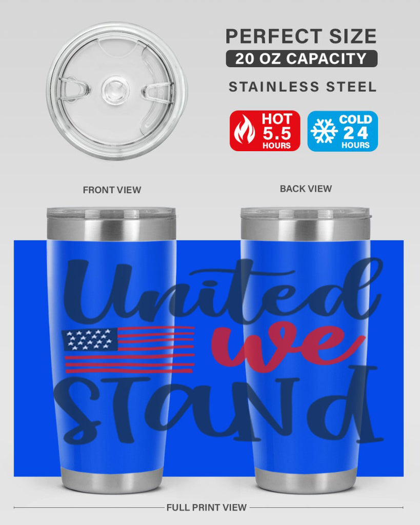 United we stand Style 9#- Fourt Of July- Tumbler