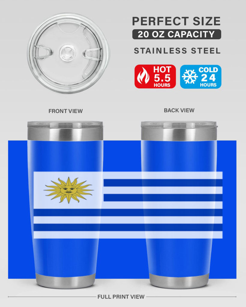 Uruguay 9#- world flags- Tumbler