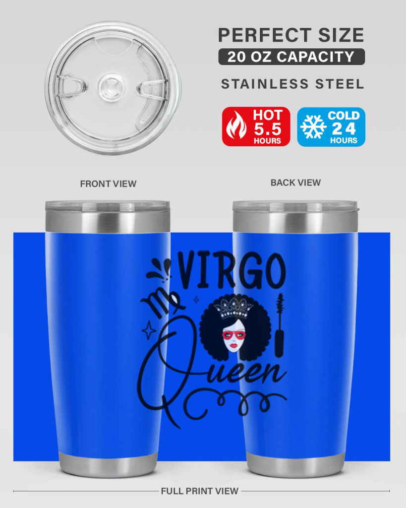 Virgo queen 541#- zodiac- Tumbler