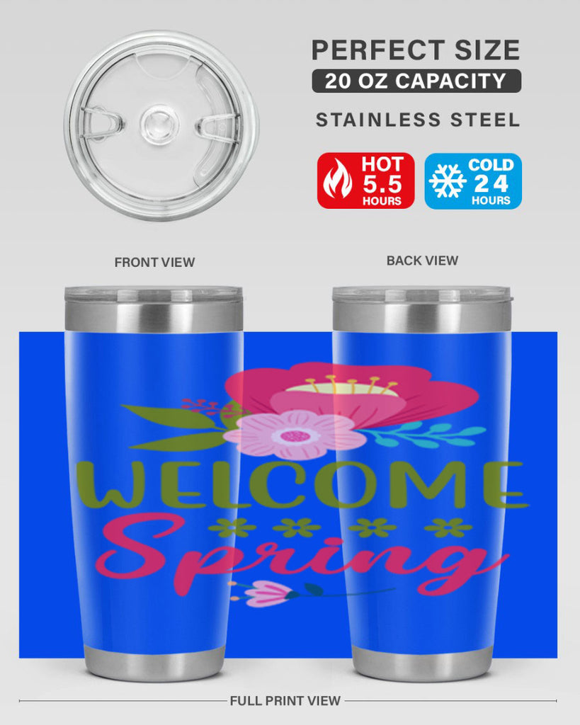 Welcome Spring 582#- spring- Tumbler