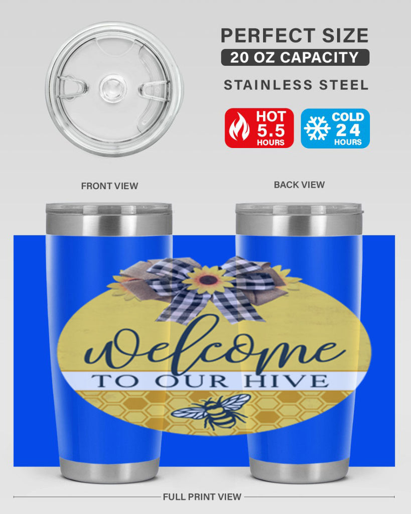 Welcome to our Hive complete yellow Mockup589#- spring- Tumbler