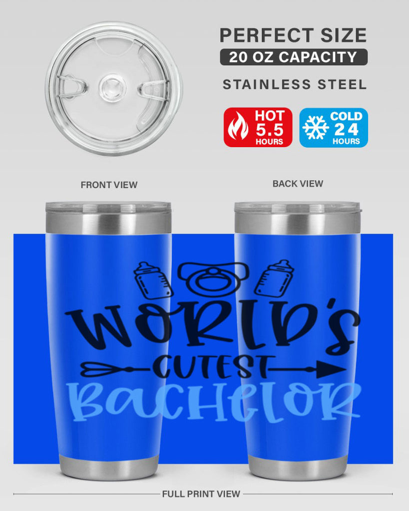 Worlds Cutest Bachelor Style 13#- baby- tumbler