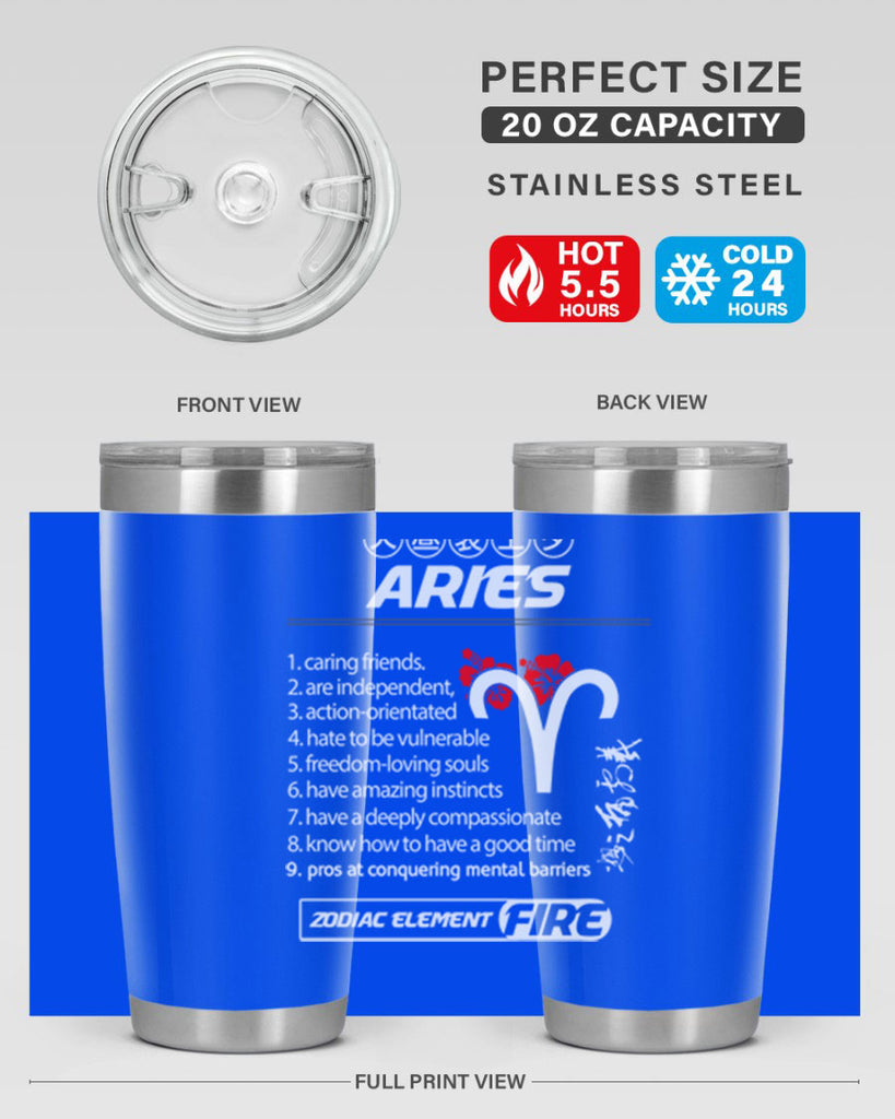 aries 137#- zodiac- Tumbler