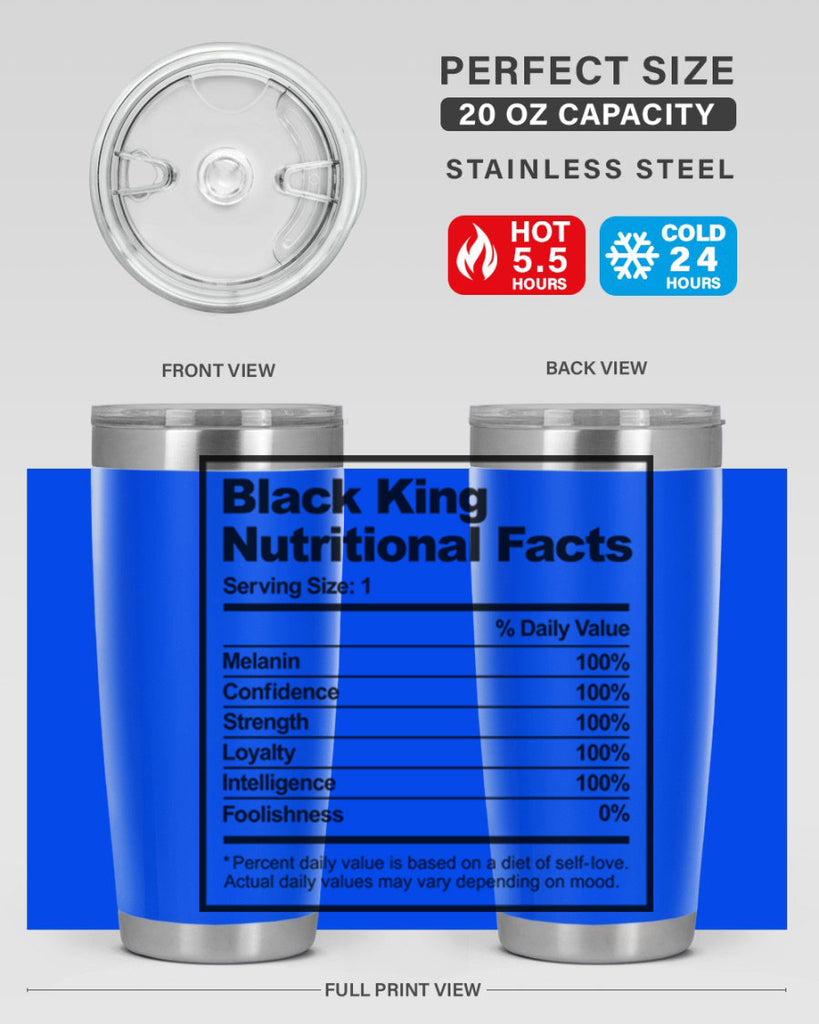 black king nutritional facts 231#- black words phrases- Cotton Tank