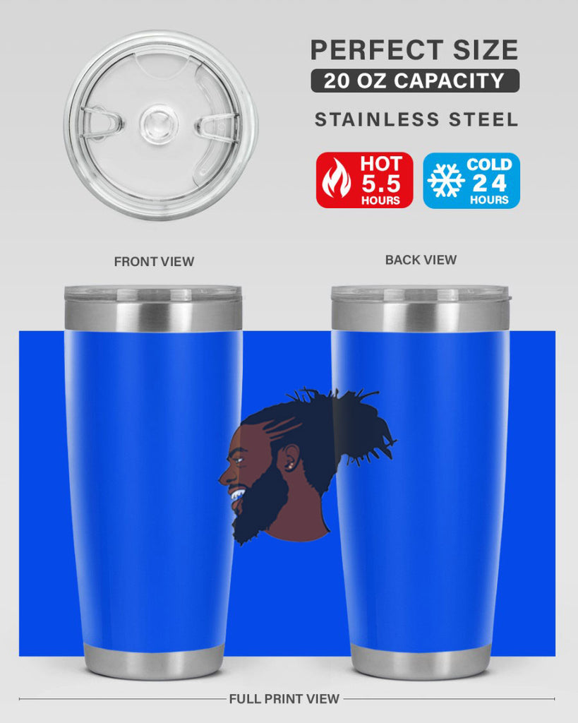 black man 41#- black men - boys- tumbler