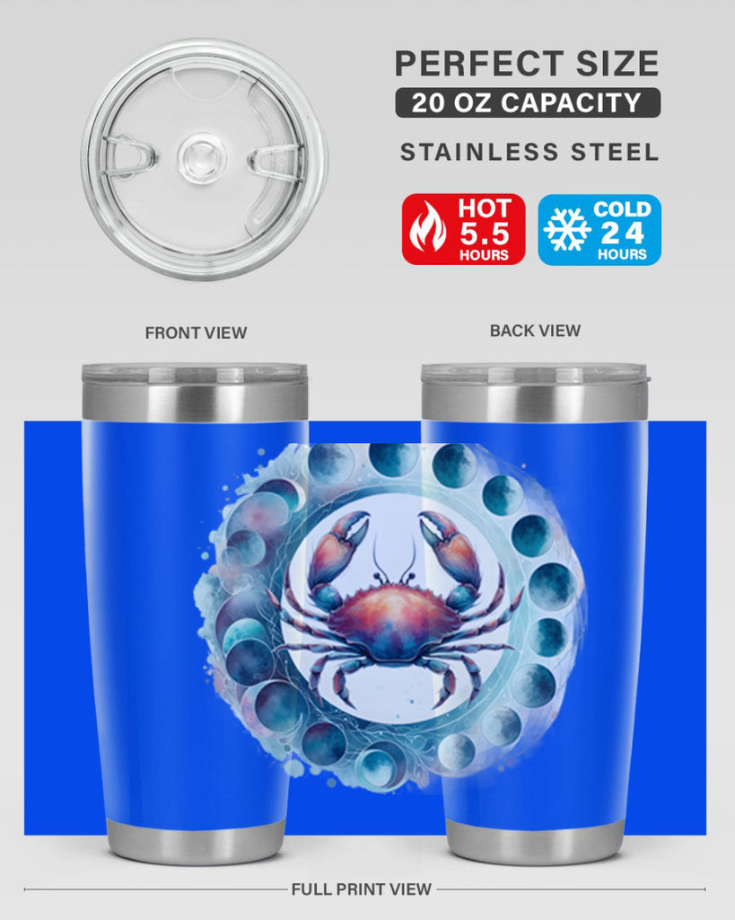 cancer 179#- zodiac- Tumbler
