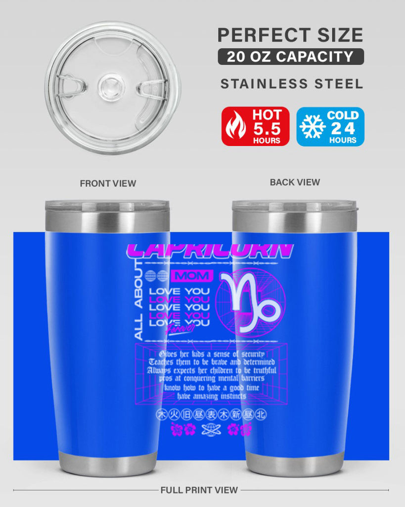 capricorn 208#- zodiac- Tumbler
