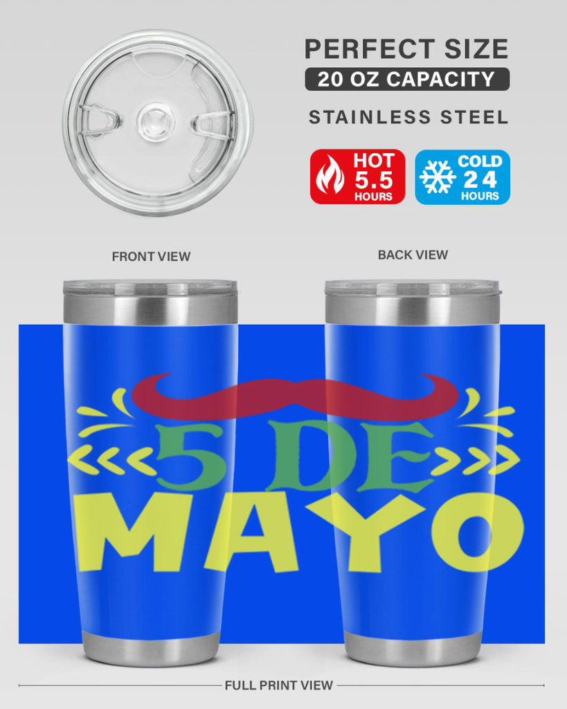 de mayo 5#- cinco de mayo- Tumbler