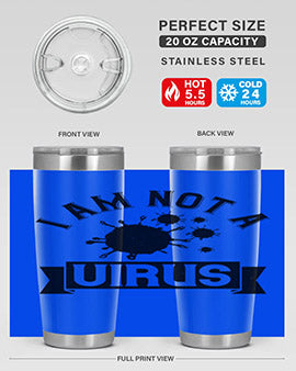 i am not a virus Style 35#- corona virus- Tumbler