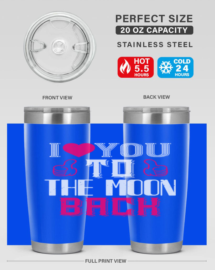 ilove you to the moon beach 49#- valentines day- Tumbler
