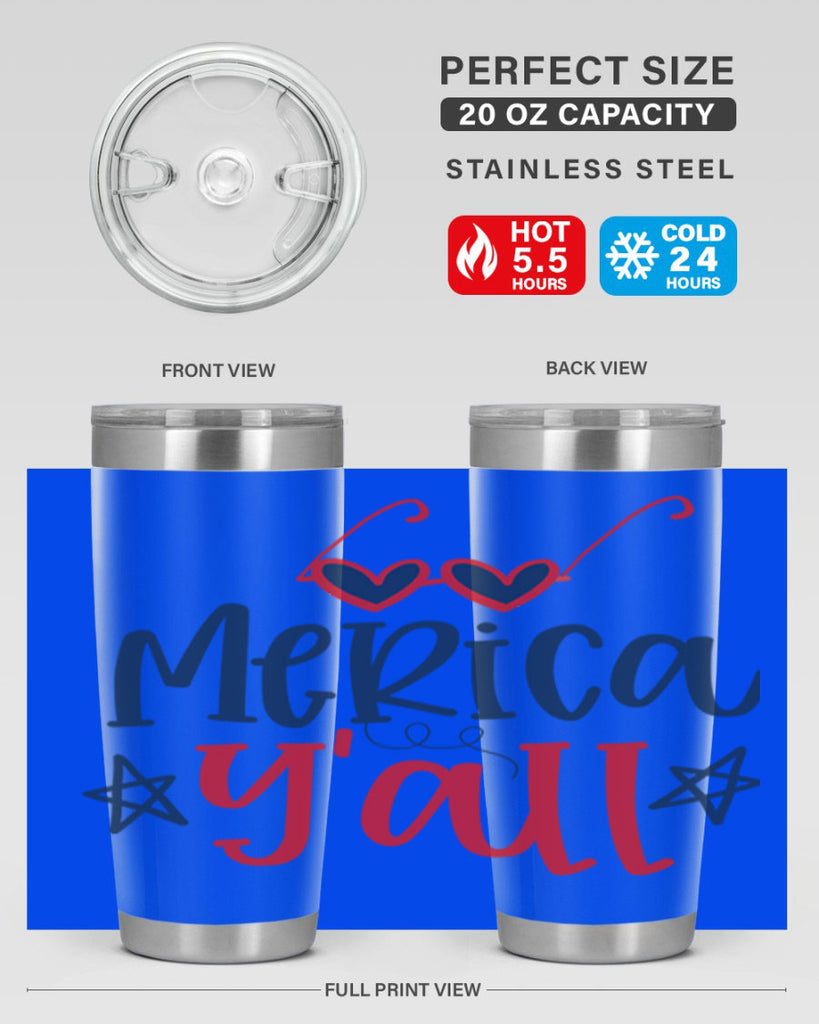 merica y all Style 82#- Fourt Of July- Tumbler