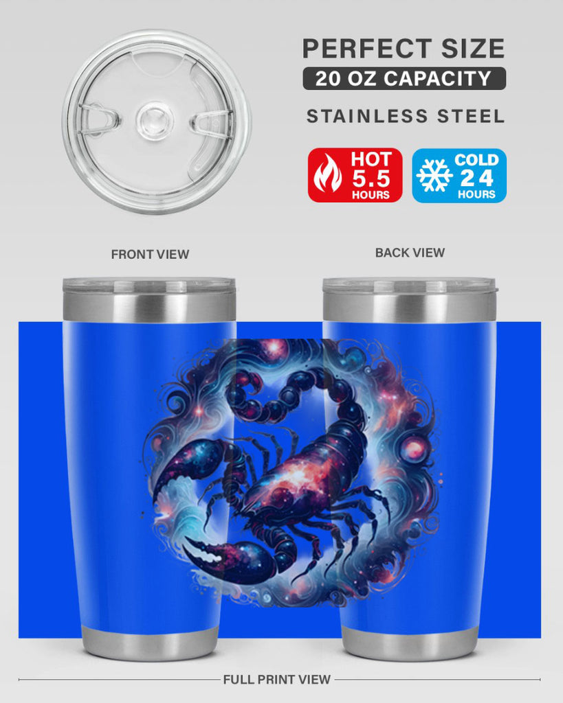 scorpio 462#- zodiac- Tumbler