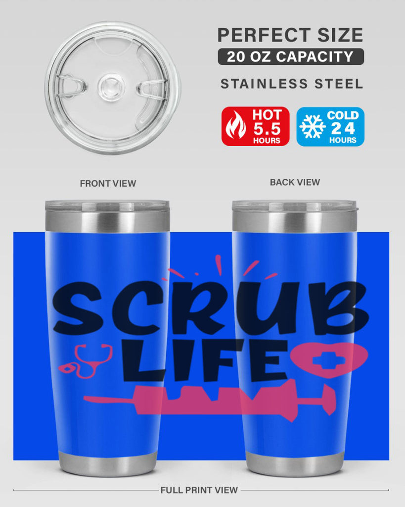 scrub life Style Style 44#- nurse- tumbler