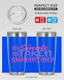 single taken quarantined Style 44#- corona virus- Tumbler