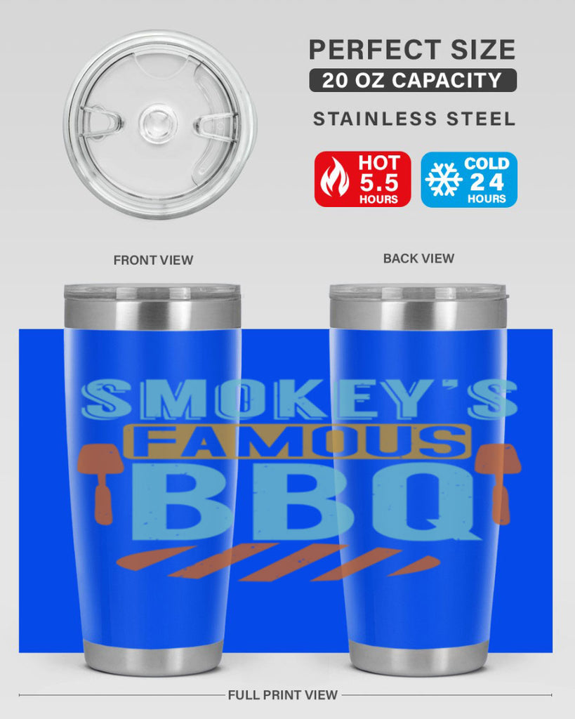 smokeys famous bbq 11#- bbq- Tumbler