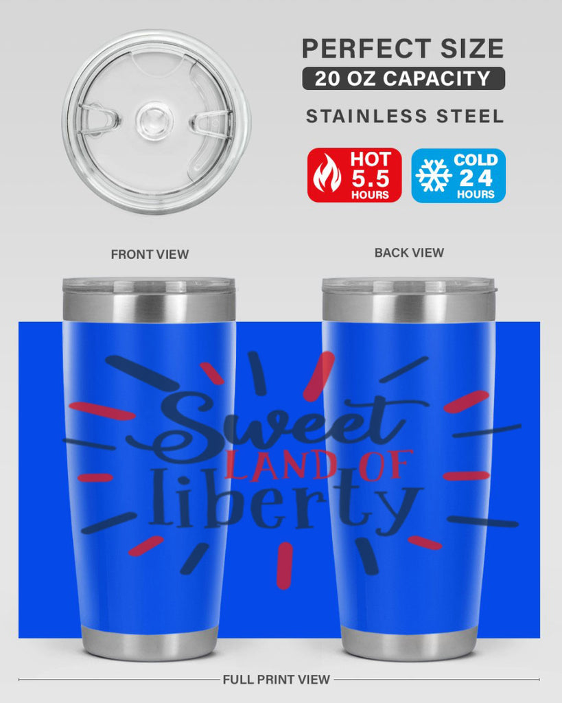 sweet land of liberty Style 7#- Fourt Of July- Tumbler