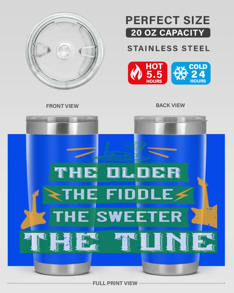 the older the fiddle the sweetrt the tune Style 9#- St Patricks Day- Tumbler