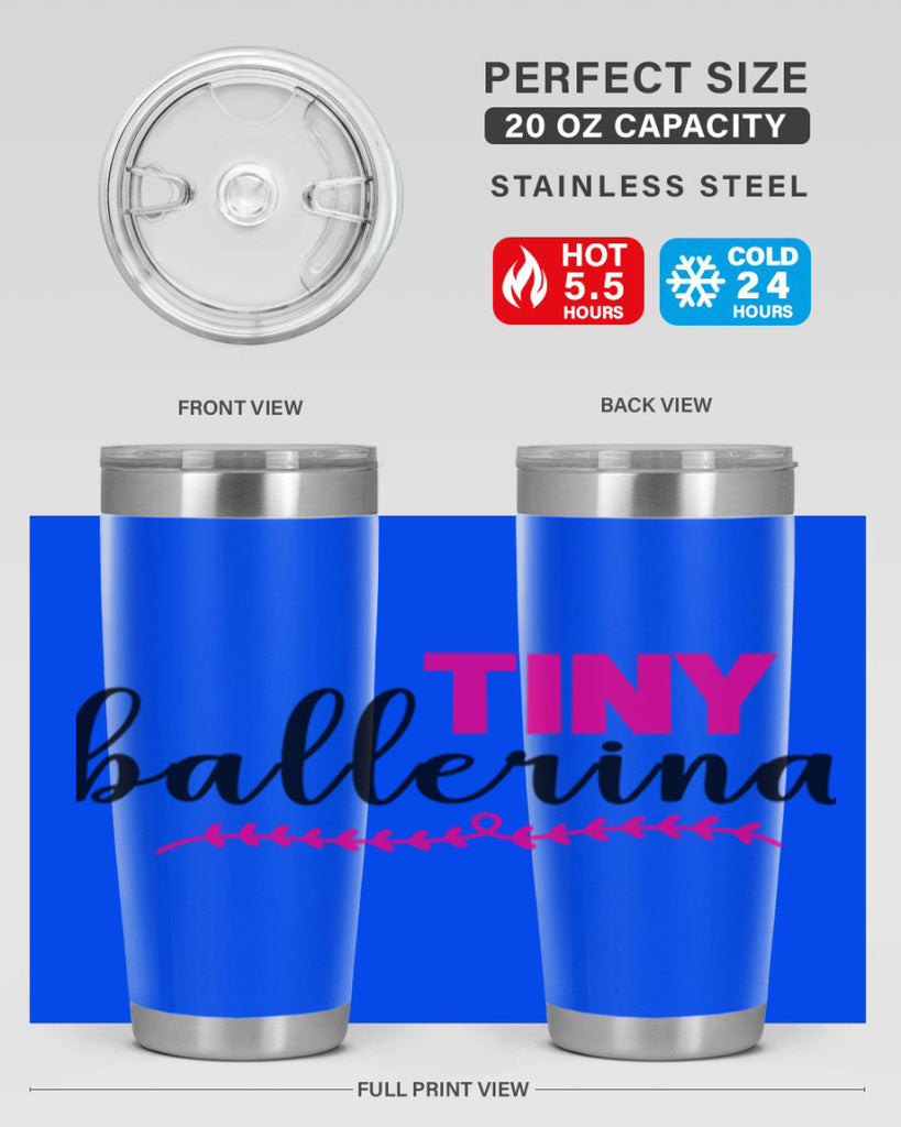 tiny ballerina 87#- ballet- Tumbler