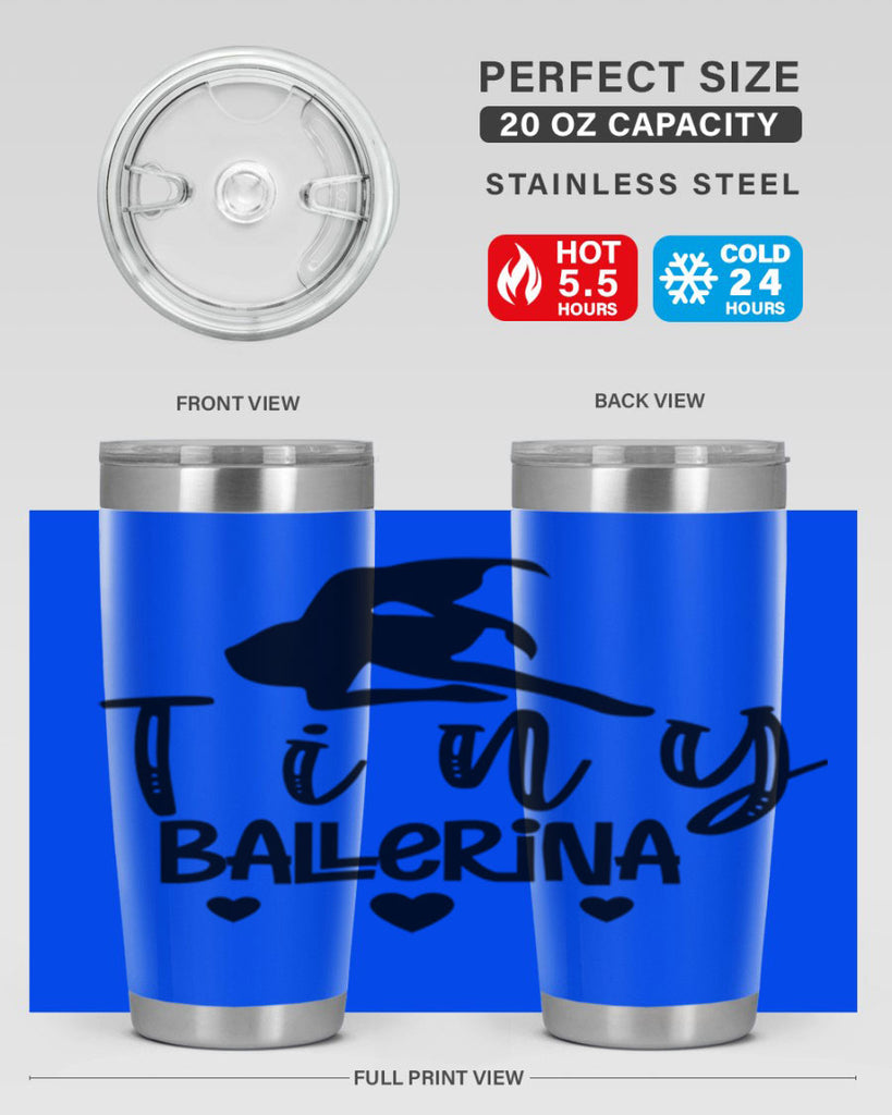 tiny ballerina 88#- ballet- Tumbler