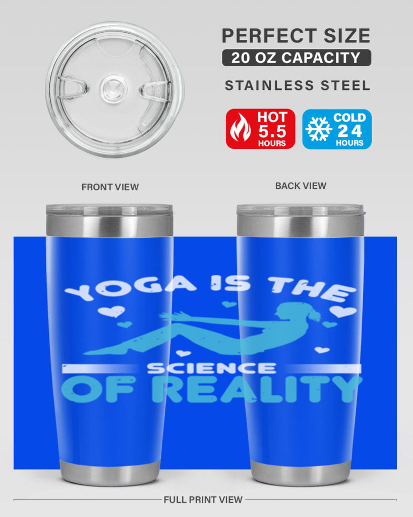 yoga is the science of reality 16#- yoga- Tumbler