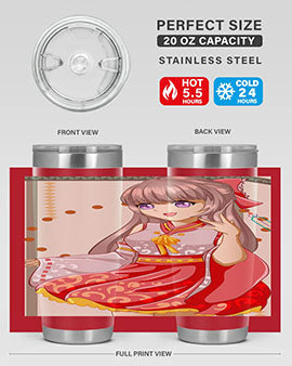 A beautiful and happy girl with kimono 104#- anime- Tumbler