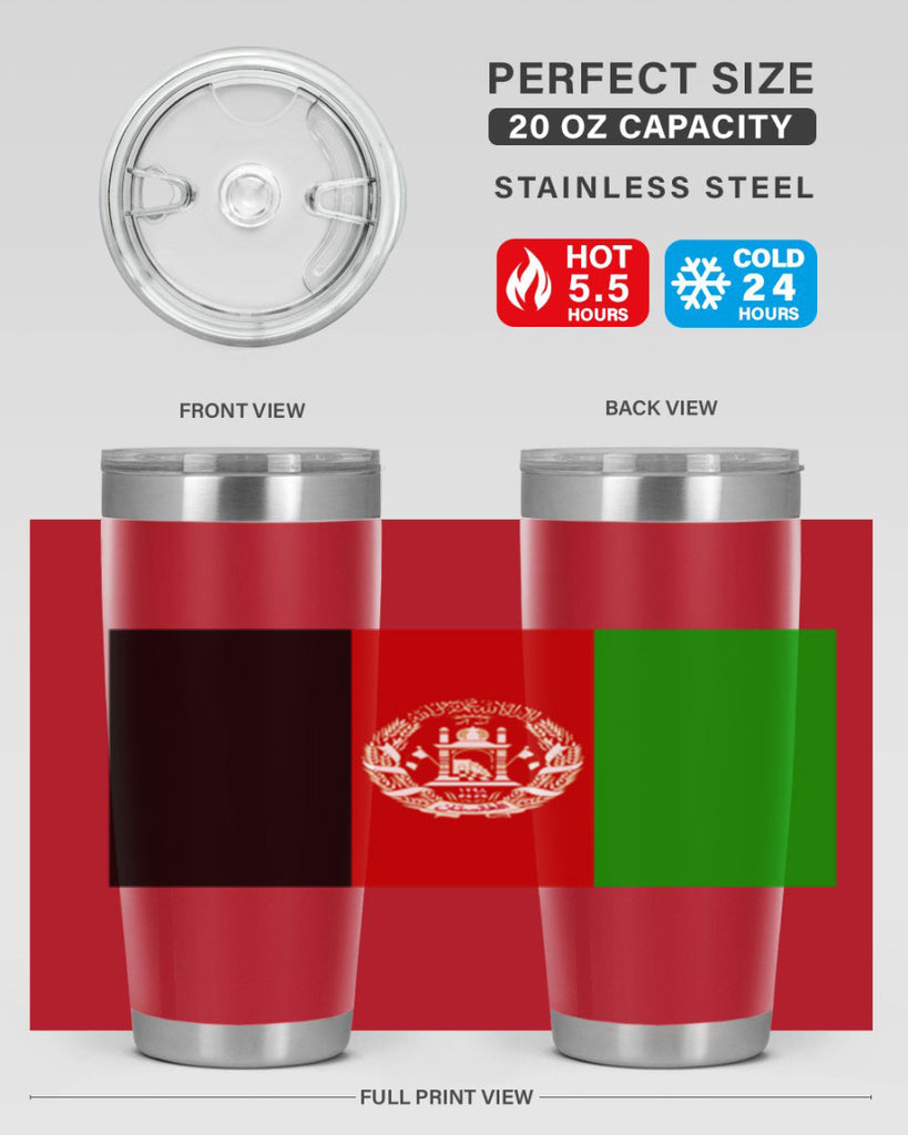 Afghanistan 197#- world flags- Tumbler
