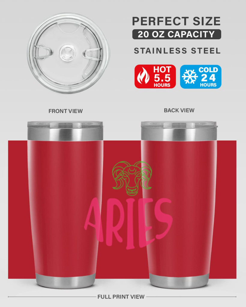 Aries 101#- zodiac- Tumbler