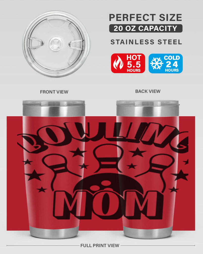 Bowling mom 1404#- bowlig- Tumbler