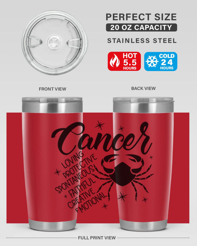 Cancer 151#- zodiac- Tumbler