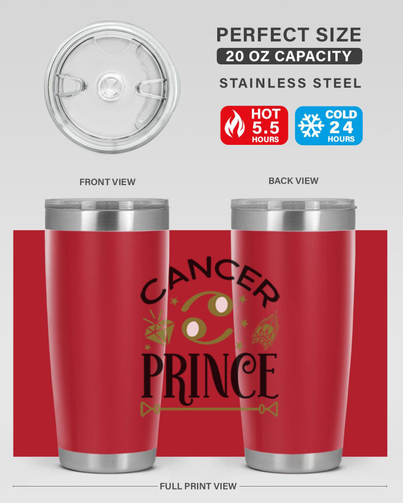 Cancer prince 159#- zodiac- Tumbler