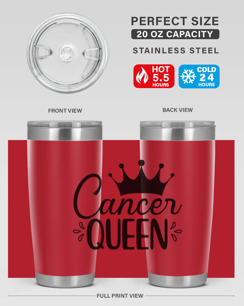 Cancer queen 161#- zodiac- Tumbler