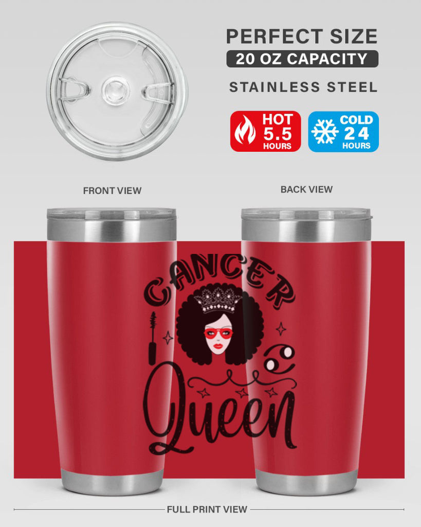 Cancer queen 162#- zodiac- Tumbler