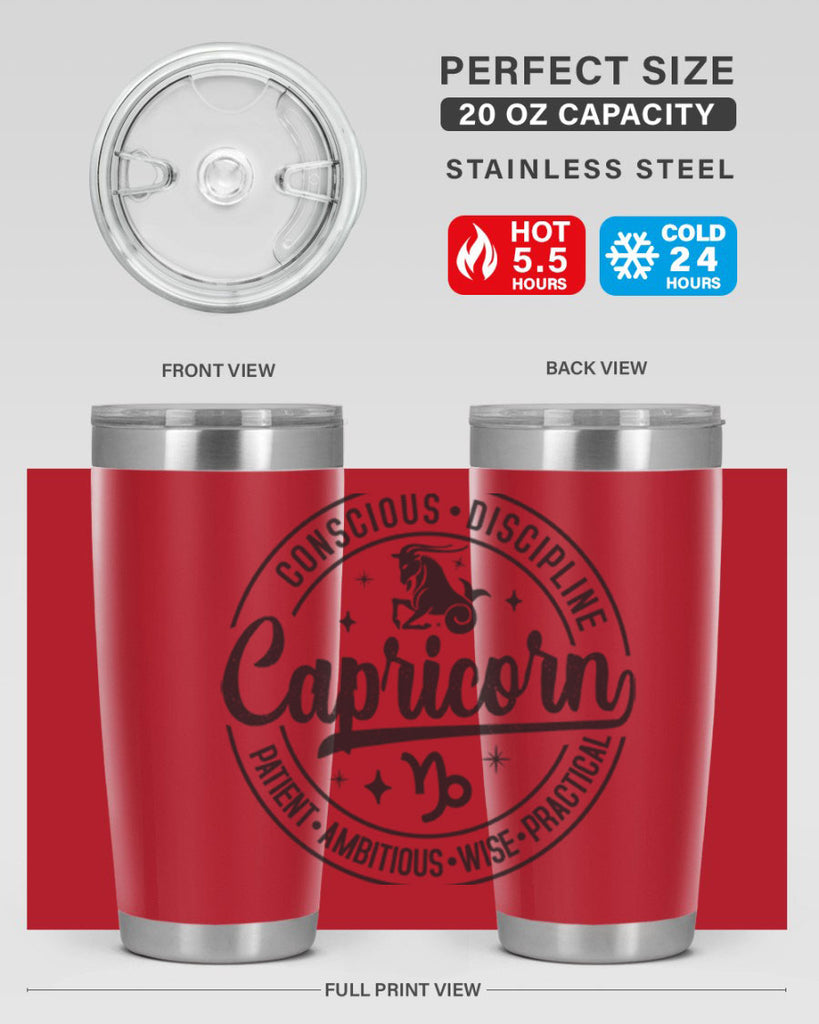 Capricorn 190#- zodiac- Tumbler