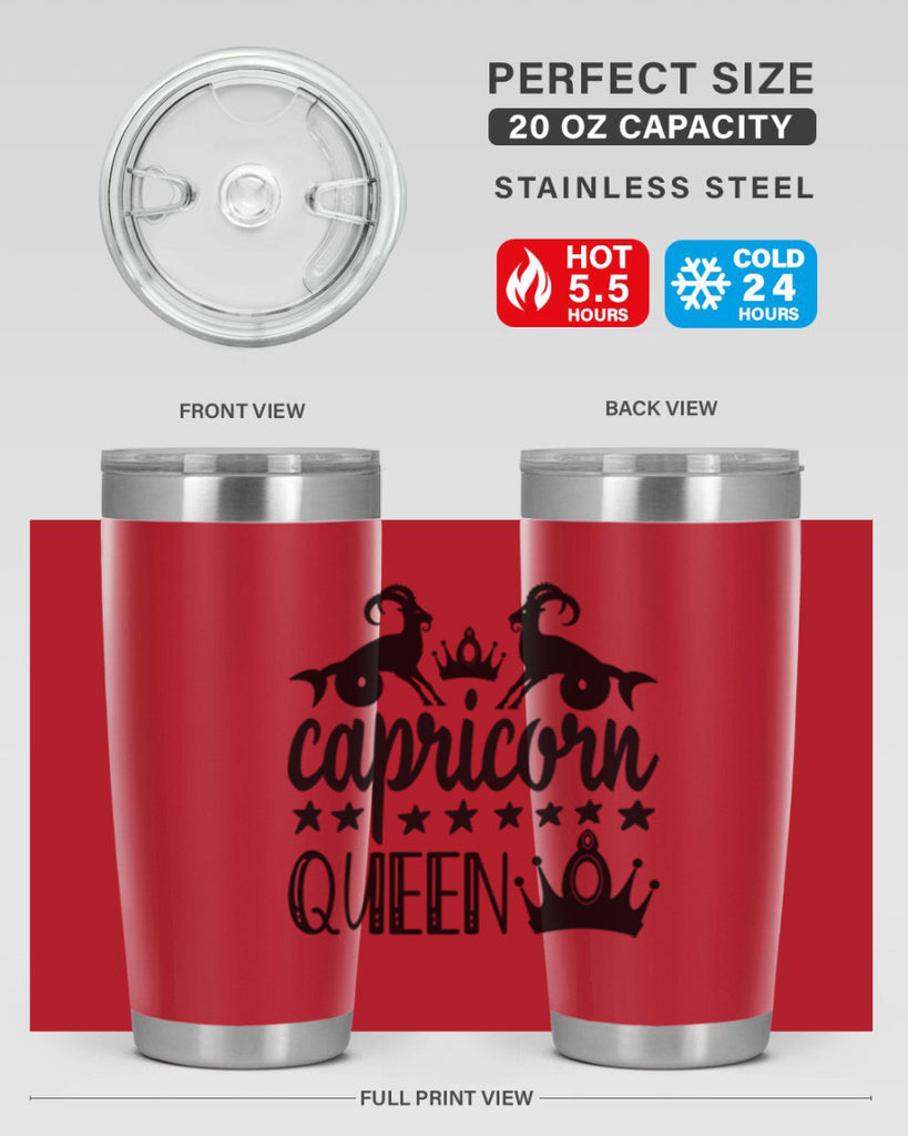 Capricorn queen 195#- zodiac- Tumbler