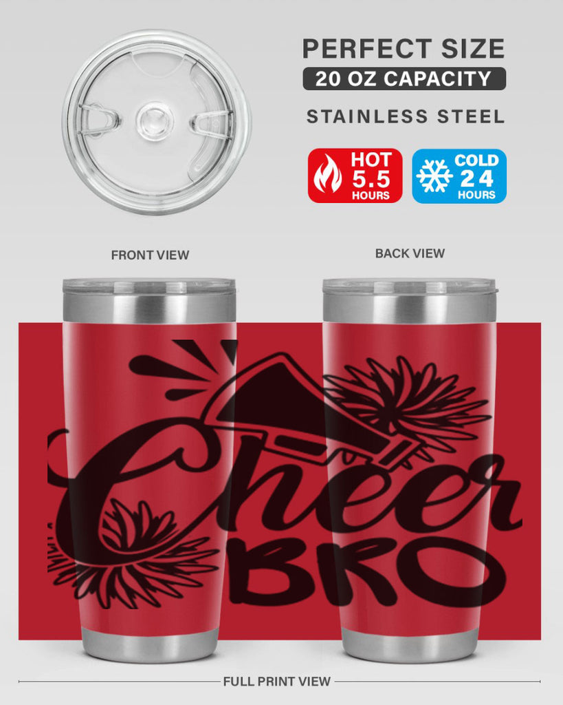 Cheer bro 1393#- cheer- Tumbler
