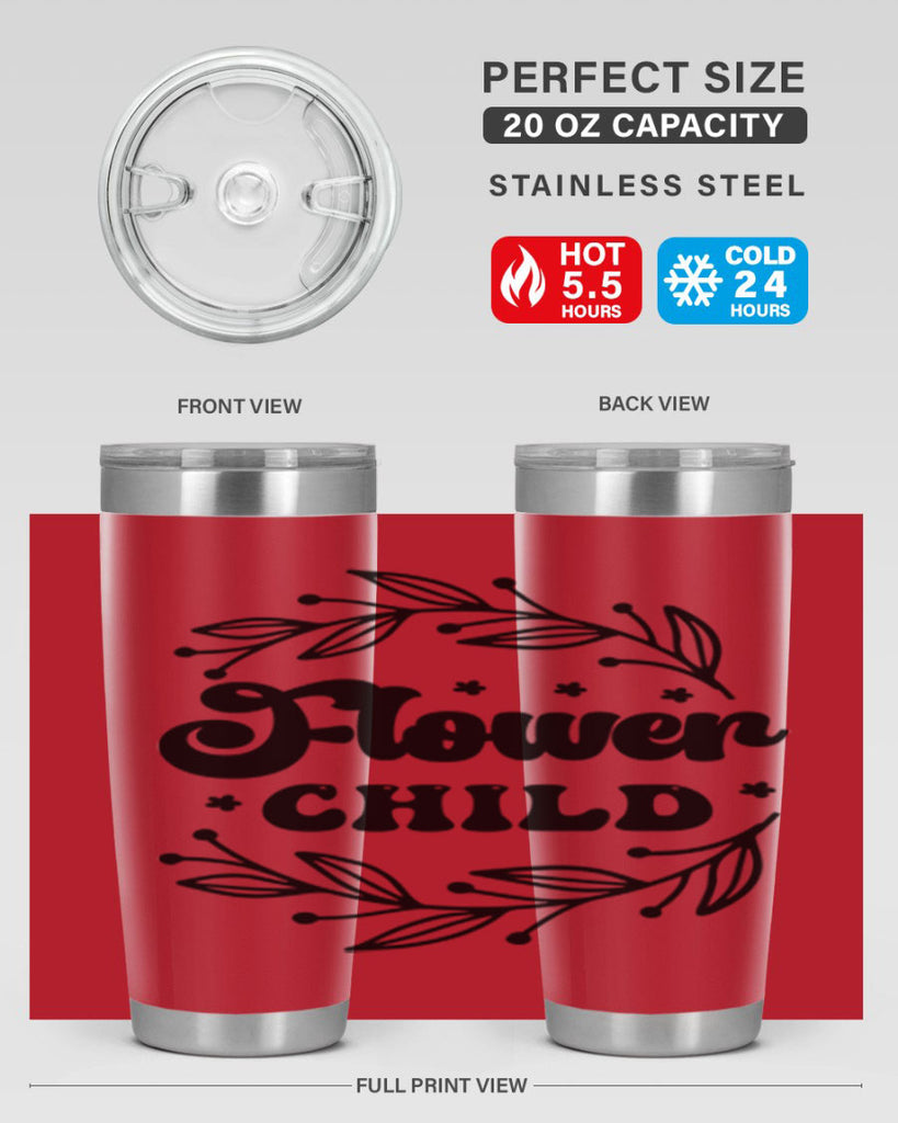 Flower child  141#- spring- Tumbler
