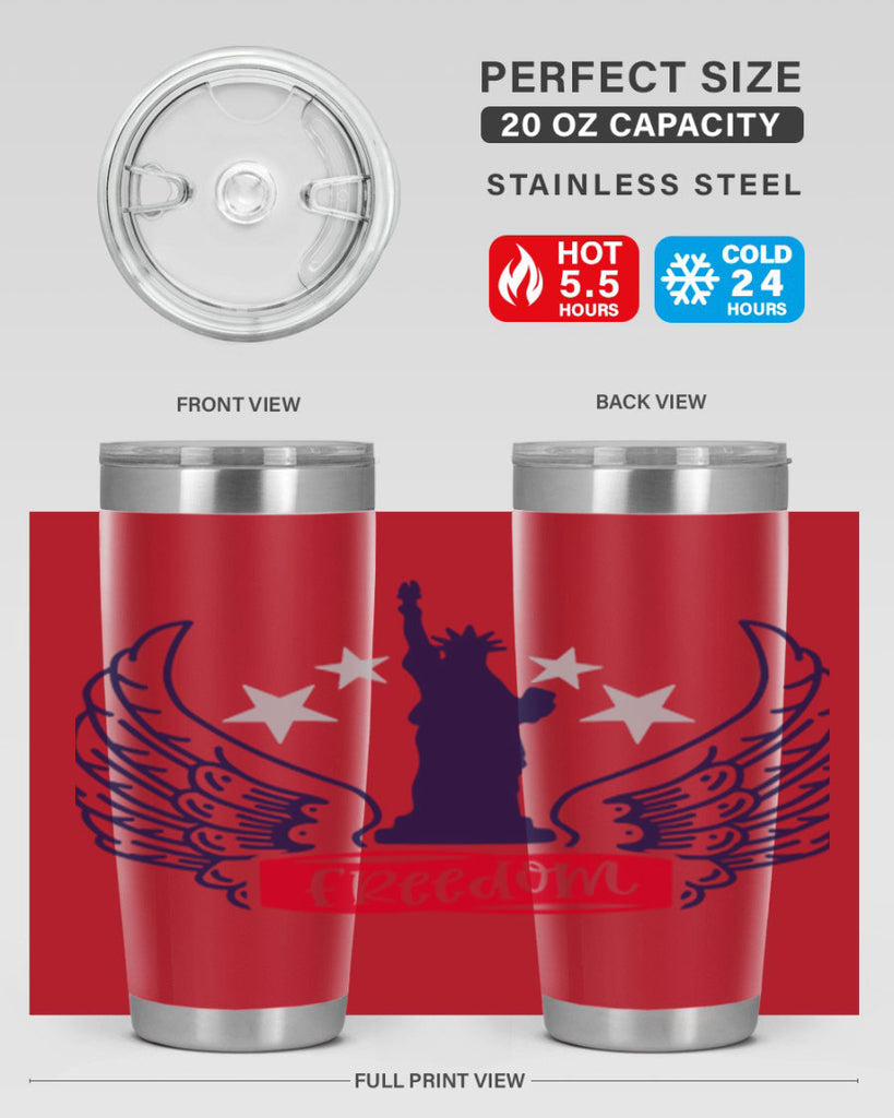 Freedom Style 150#- Fourt Of July- Tumbler