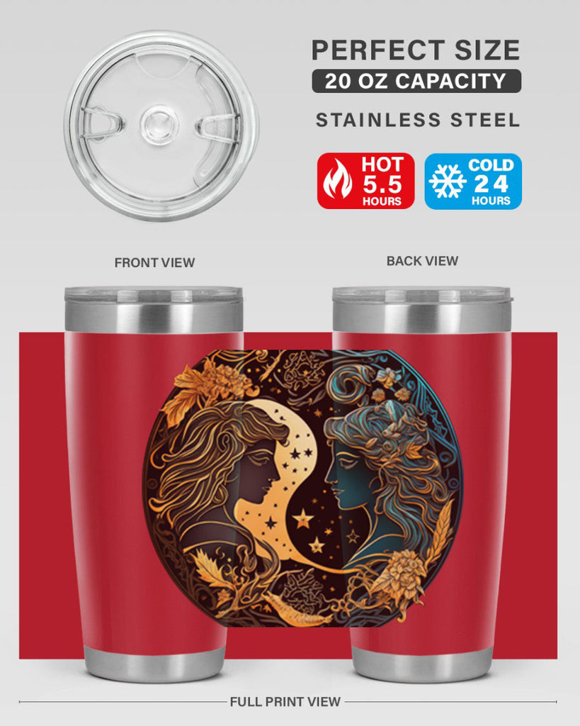 Gemini 216#- zodiac- Tumbler