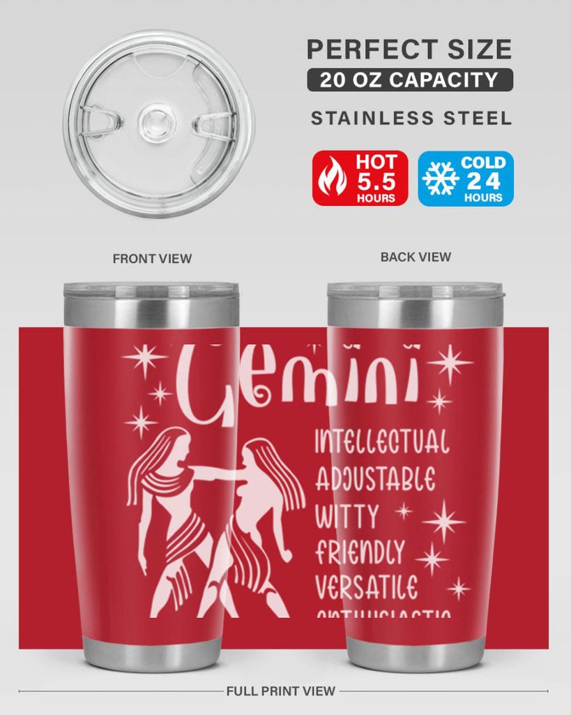 Gemini 221#- zodiac- Tumbler