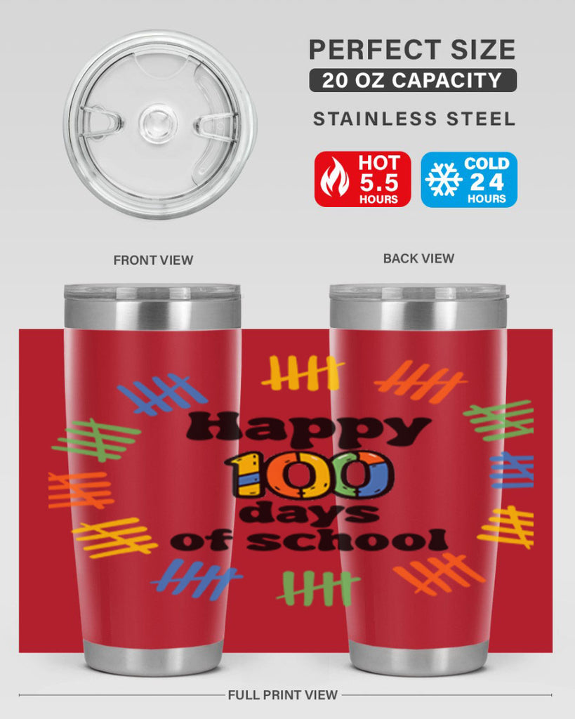 Happy 100 Days of School 51#- 100 days of school- Tumbler