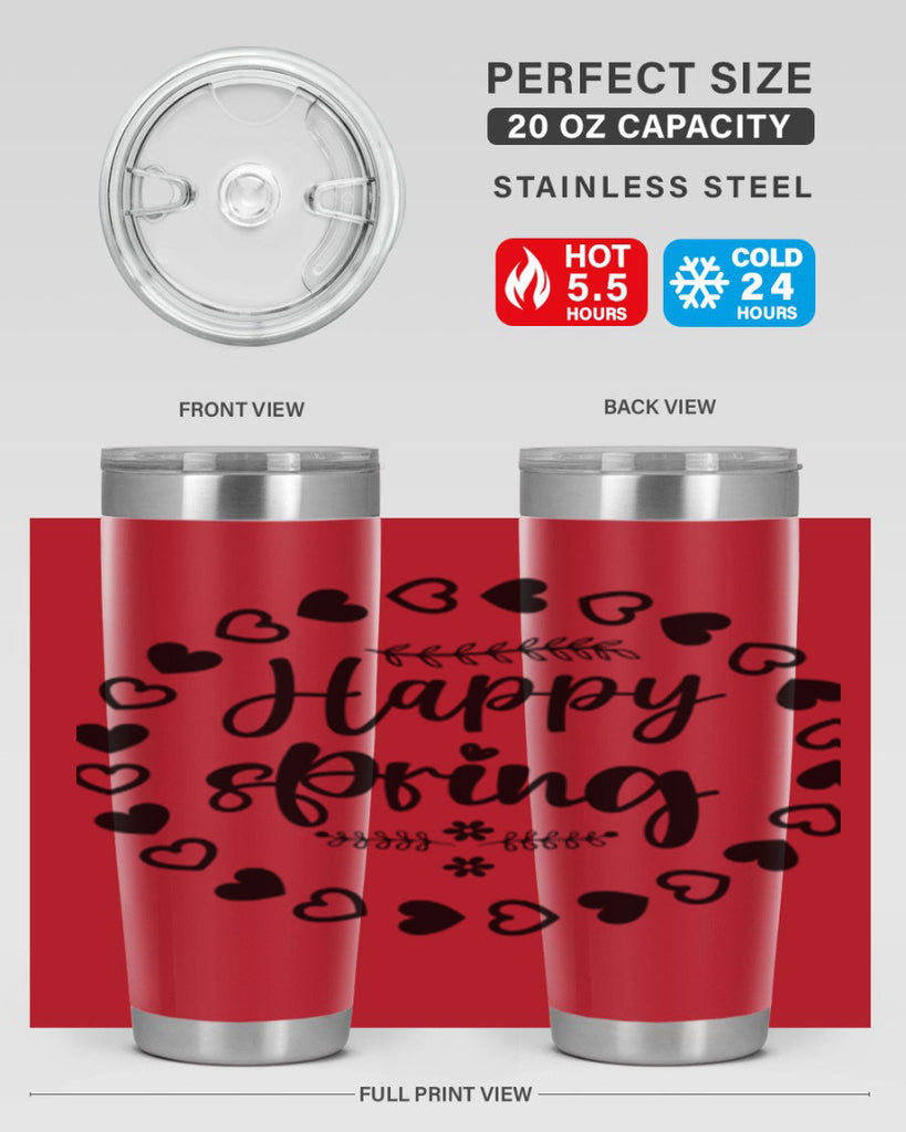 Happy Spring 174#- spring- Tumbler