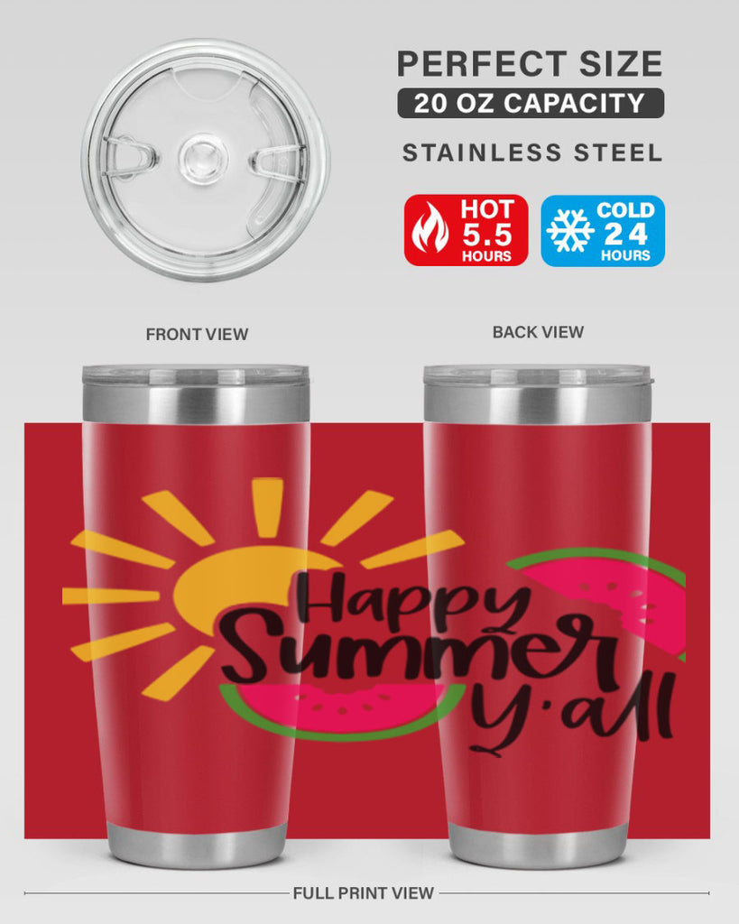Happy Summer Yall Style 41#- summer- Tumbler