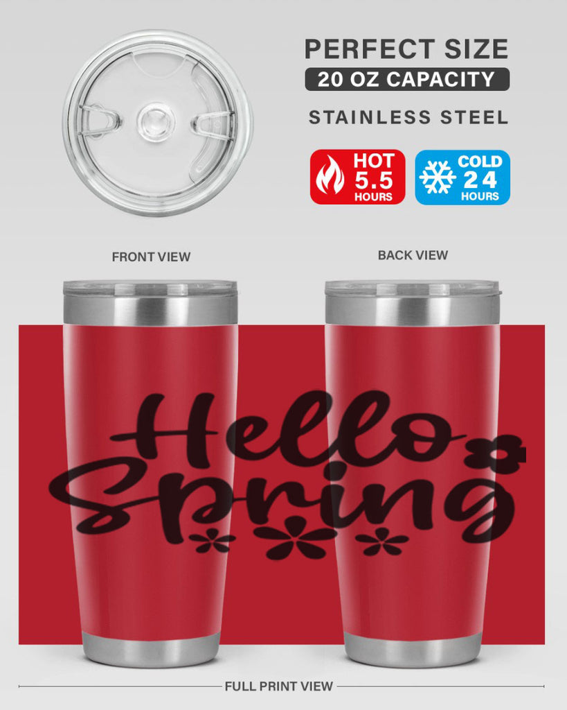 Hello spring  design 232#- spring- Tumbler